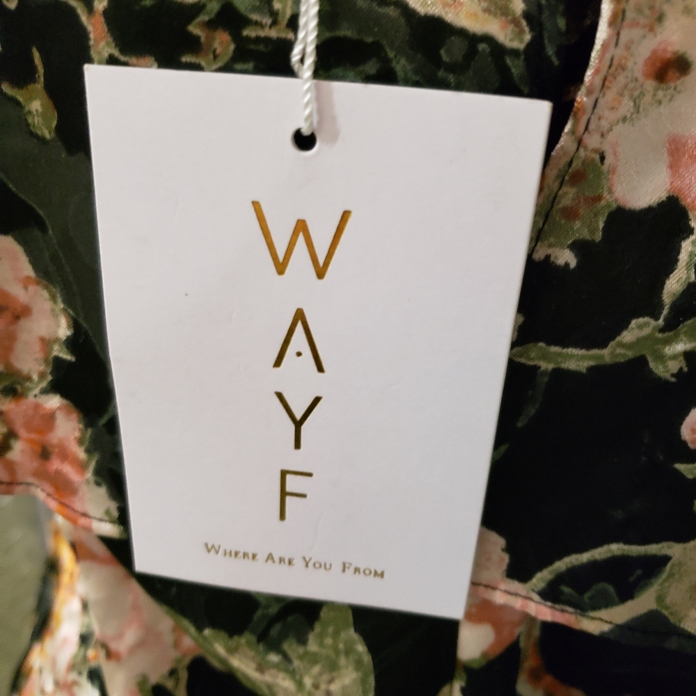 NWT WAYF BEAUTIFUL floral LAYERED RUFFLES halter top - Picture 4 of 8